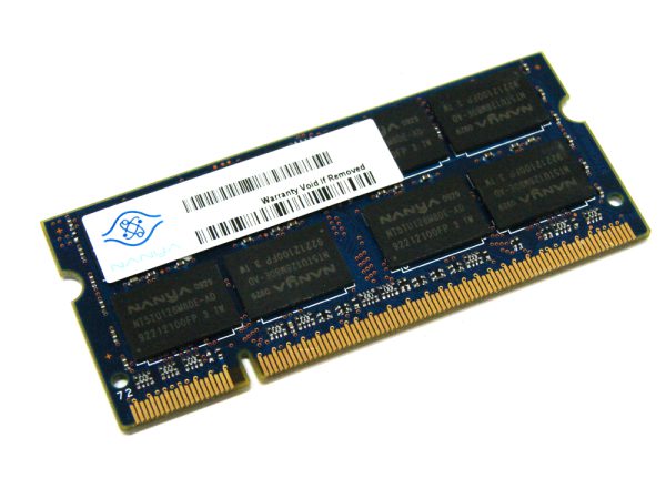 رم لپ تاپ نانیا 2GB مدل DDR2 باس 667MHZ/5300 چین NT2GT64U8HD0BN-3C تایمینگ CL5